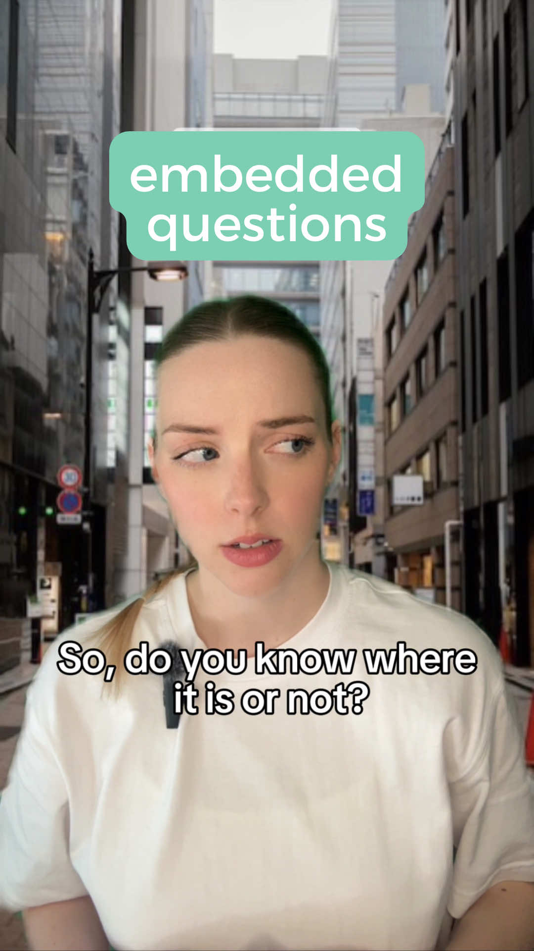 A post by @englishteacherclaire on TikTok caption: When you ask a question inside a question, the word order changes! 💡 Where is the station? → direct question ✅ Do you know where the station is? → embedded question (subject comes before the verb) Got it? Like & follow for more practical English tips! 🤓 #english #englishteacher #learnenglish #englishlanguage #englishvocabulary #englishlearning #englishtips #englishclass #englishlesson #englishgrammar #americanenglish #nativespeaker #embeddedquestions 
