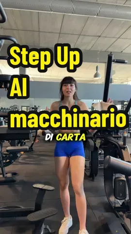 A post by @gaia_personal_trainer on TikTok caption: Step up al macchinario delle trazioni, lo puoi fare tranquillamente 🩷 Coaching innovativo nel link in bio  Top e leggings @Bombafit godice GAIA10 #stepup #glutesworkout #allenamento #homeworkout #allenamentodonna  Step up focus glutei tutorial 