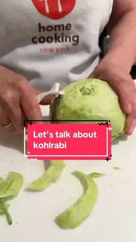 A post by @thechefsmartypants on TikTok caption: Kohlrabi, anyone? The French love it too! Don't forget: the $250 discount on our France trip ends tonight and we have one two-person room left. Book now before it's gone! #kohlrabi #vegetables #greenveg #greenveggies #cooking #cookingwithoutrecipes @crateandbarrel @Sur La Table @EF Go Ahead Tours 