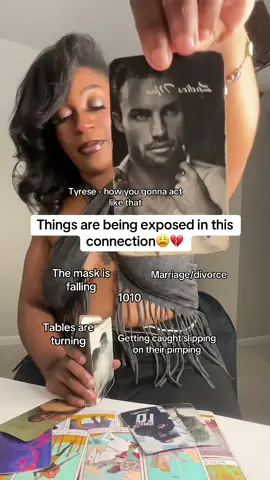 A post by @intuitivemo on TikTok caption: All is being revealed😳 #intuitivemo #karma #lovereading #tarotreading 