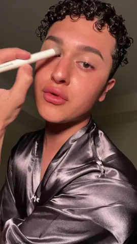 A post by @ on TikTok caption: These products have me feeling like the main character OKAAYYY 🤩 #fyp #grwm @Morphe Cosmetics @milkmakeup @MAC Cosmetics USA @patrick ta @ONE SIZE BEAUTY @Huda Beauty @Benefit Cosmetics @Lilly Lashes @makeupbymario @CHXRRY 