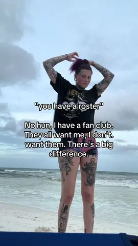 A post by @spdrlegs on TikTok caption: The ocean is pretty #spiderlegs #ocean #beachvibes #foryoupage #roster #facetattoo #tattoo #fyp #foryou #viral #relatable #nomakeup 