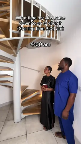 A post by @the.queensfamily on TikTok caption: Boys are always unaware #bigfamily #familyof10 #stairs #viral #fyp 