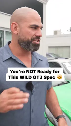A post by @georgejsaliba on TikTok caption: You're not ready to witness this wild Porsche GT3 spec. #gt3 #lebanesespec #carbonseats #redaccents #carspec #fy #fyp 