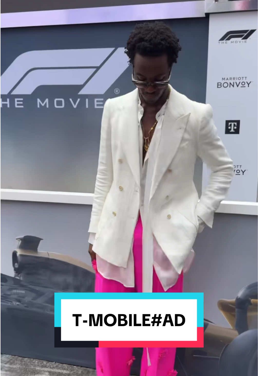 A post by @wisdm8 on TikTok caption: An amazing night of high-speed thrill with the @T-Mobile fam #TMobilePartner 