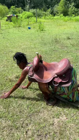 A post by @kamtunechi on TikTok caption: I’m actually the horse he was talmbout  in the stable 🤦🏾‍♀️😂