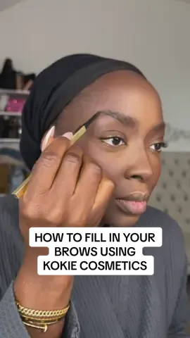 A post by @ on TikTok caption: Kokie Cosmetics eyebrow pencil is one of my favorites. #LaurynHill #Melanin #MelaninMakeup #MakeUp @Kokie Cosmetics  Follow my LTK @mena_adubea on the @shop.LTK app to view this post and get my exclusive app-only content! #liketkit #LTKStyleTip #LTKFindsUnder50 #LTKBeauty @shop.ltk https://liketk.it/5ht54