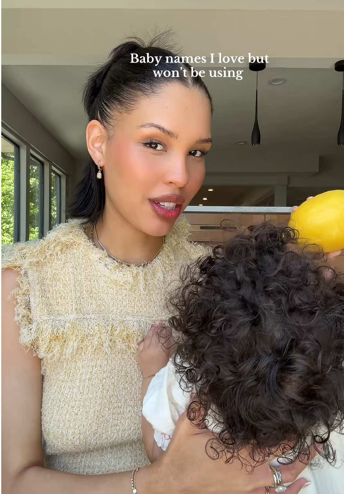 A post by @naraazizasmith on TikTok caption: names on your list? 🤍 #babynames #babyboy #babygirl #babynameideas #pregnant #fypシ 