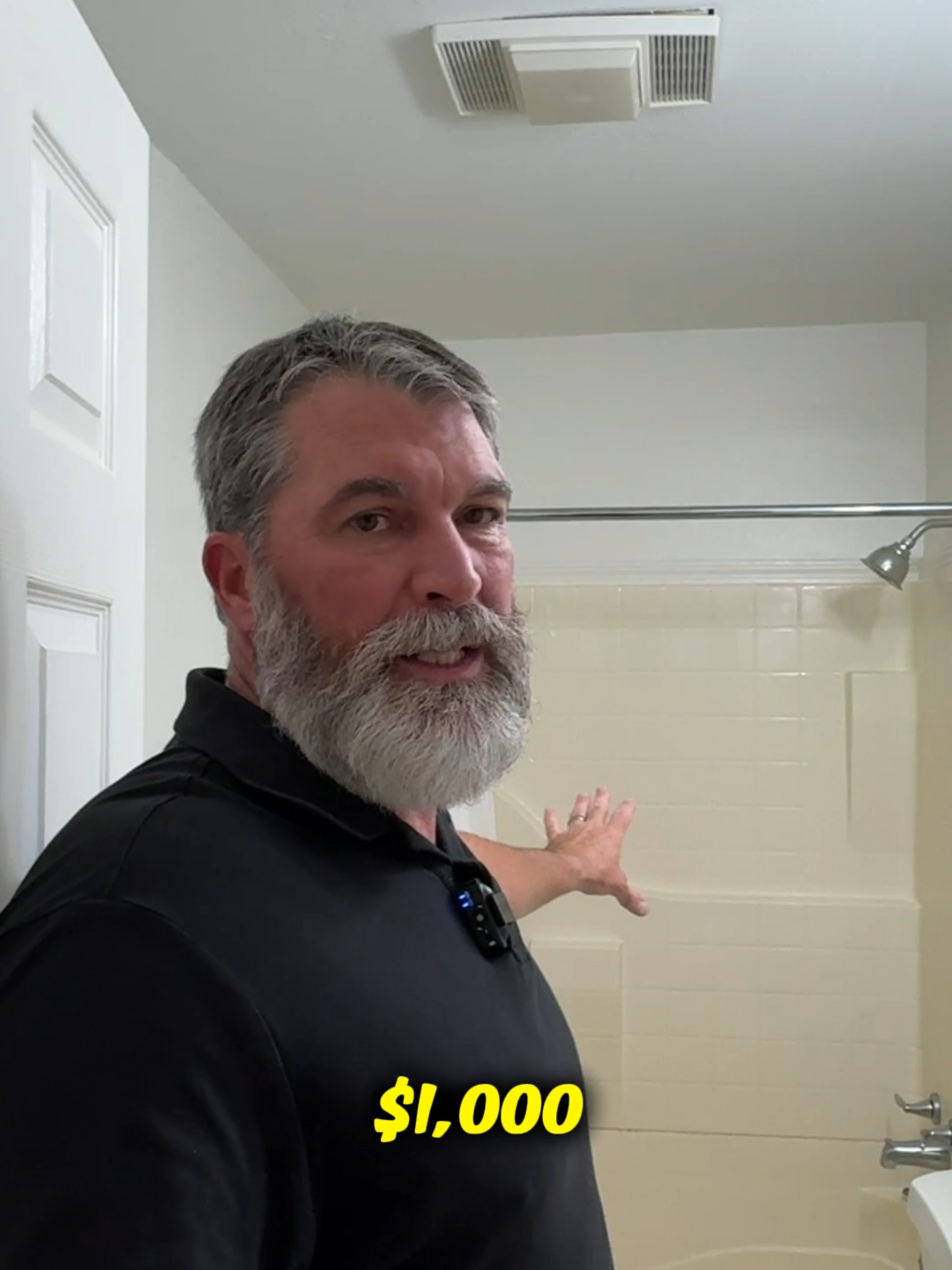 A post by @therealwayneturner on TikTok caption: Bathroom Remodel...#homeremodel #bathremodel #bathroom #homemakeover #homerenovation #homerenovations #homeimprovements #bathroomupdate #bathtub #bathtubrefinishing #shower #showerremodel #renovationprojects #construction #constructiontips #homeremodeling