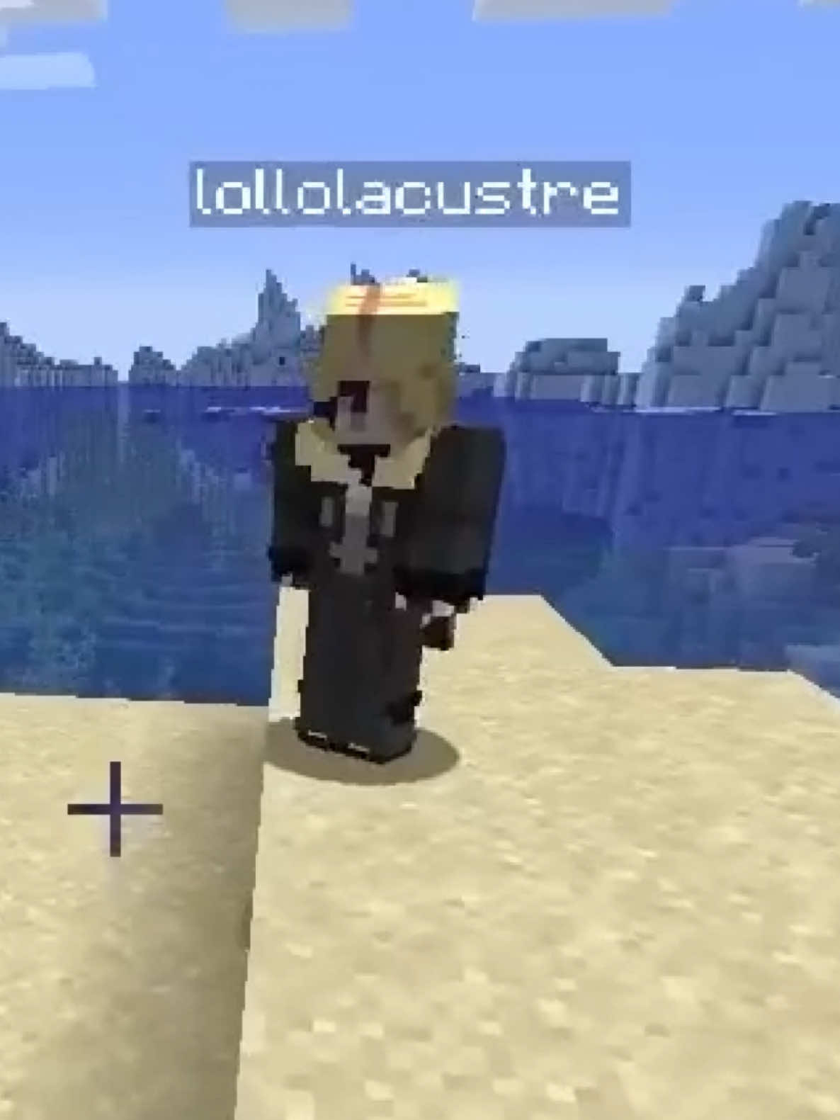 A post by @lollolacustre on TikTok caption: ho giocato a minecraft con il giocatore più forte del mondo 👨🏼‍🍳