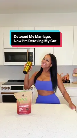 A post by @christine.elizabeth on TikTok caption: Detoxed my marriage and now I'm detoxing my gut! Picked up the new PB&J @VitaHustle ONE Superfood Protein at @Sprouts Farmers Market and my body's been thanking me every since!  #VitaHustlePartner #GutHealth #Detox #WellnessTok #HealthyHabits #SuperfoodSmoothie