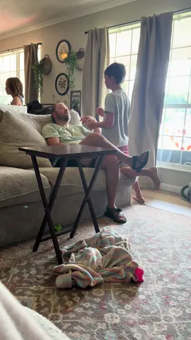 A post by @zerotothree_ on TikTok caption: Liam was so confused 😂🤣 #jodeemessina @Jo Dee Messina 