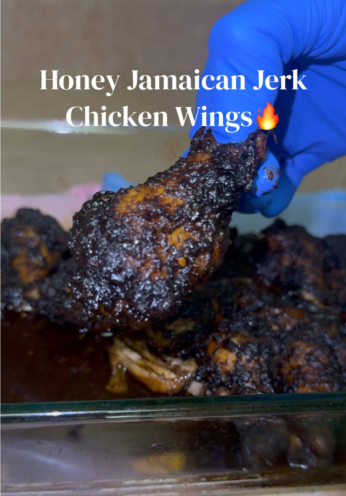 A post by @mishlovee on TikTok caption: Honey Jamaican Jerk Chicken Wings🔥 Ingredients:  -Jamaican Dried Jerk  Seasoning Paste -Paprika  -Garlic Powder -Onion powder  -Salt & Pepper  -Butter -Honey  -Brown Sugar  -Browning  -Jerk Paste  Enjoy 🥂 Find more recipes in My Weight Loss CookBook 📚 Www.bodybymish.com #weightlossjourney #weightlosstransformation #weightlossinspiration #weightloss #weightlosstips #reels  #workoutmotivation #workoutRoutine #gettingfit #BeginnerWorkOut #youtube #recipes #weightlossrecipes #WeightLossJourney #HealthyRecipes #ProteinAndFiber #SustainableEating #HealthyLiving #CookbookRelease #LoseWeight #HoneyJamaicanJerkChickenWings #JamaicanJerkChickenWings