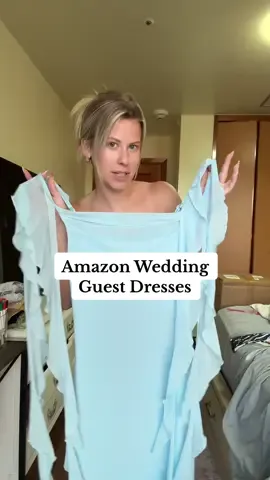 A post by @momentswithmoriah on TikTok caption: I linked everything on my Amazon in my bio! #amazon #amazondresses #amazonweddingguestdress 