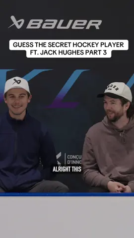 A post by @bauerhockey on TikTok caption: Are you buying that? 😂 Full video on the Bauer YouTube channel.