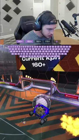 A post by @amustycow on TikTok caption: day 30 of racing @uuest  (west) to see who can hit every kph in a row #rocketleague 