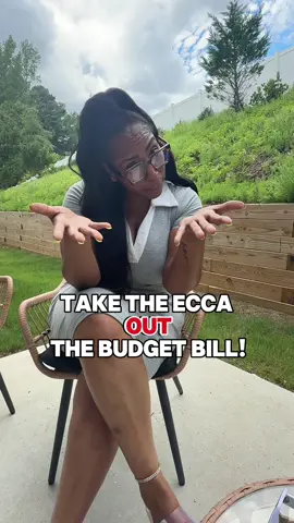 A post by @miss.sweet.tea on TikTok caption: 🚨 Listen up yall — they’re counting on us being too tired to peep the fine print. The ECCA in this budget bill ain’t just some boring policy.  It’s a direct attack on OUR kids — the low-income babies, the Black and Brown students, the ones already fighting uphill battles. This bill will strip resources, push privatization, and widen those opportunity gaps they pretend to care about.  As a public school teacher and a mama, I refuse to sit quiet while they gamble with OUR babies’ futures to keep their rich friends happy. They banking on us not paying attention. Prove them wrong. ✊🏾 Stay woke. Stay loud. Stay fighting for every classroom, every community.  #NoECCA #FundPublicEd #teachers #budgetbill #blackteachers #mother #teachersoftiktok #publicschool #fyp