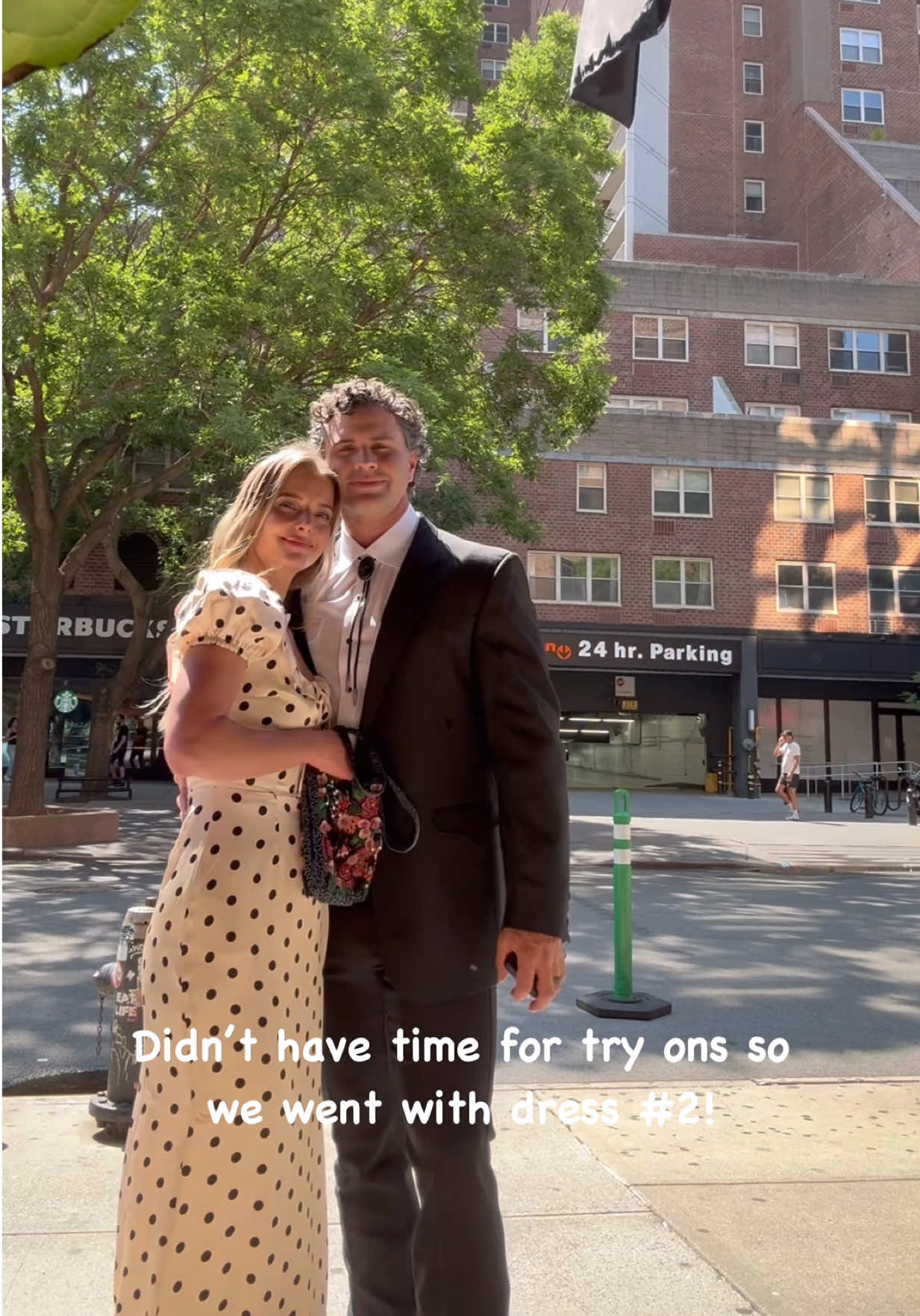 A post by @ballerinafarm on TikTok caption: Last full day in NYC and the main event, Daniel’s cousin’s wedding! Congrats to Zach and Nicolette 💖 What an unforgettable day. 