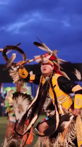 A post by @nativeamericancultures on TikTok caption: Hinckley Powwow : SNL Men's Traditional Contest #treykeahna #nativeamerican #indigenous #powwows #nativeamericanmusic #powwowtrail #cree #nativepride #comanche #cherokee #nativepeople #sioux #navajos #firstnations #history #dance #jingledress #culture #suite #viral #foryou #fpy 
