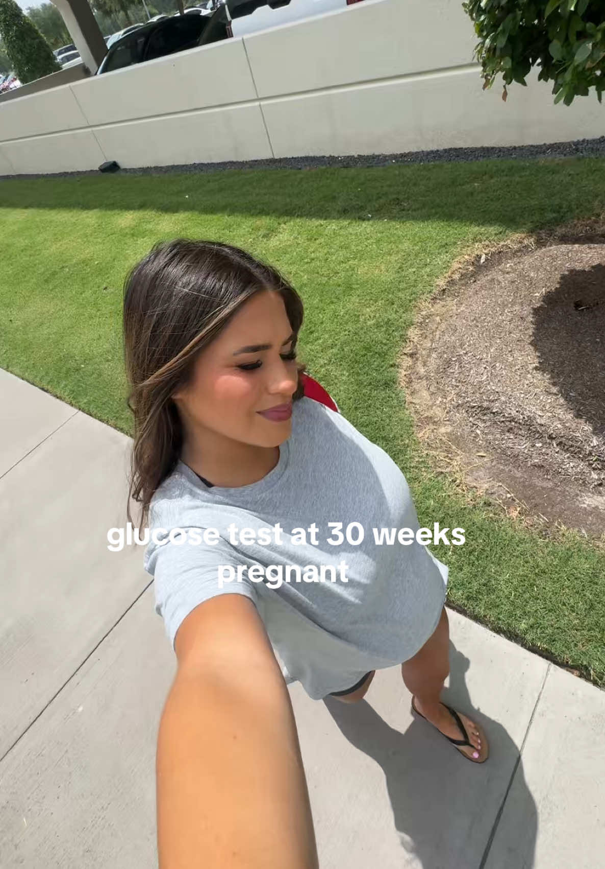 A post by @camryncordova on TikTok caption: was not bad at all for me! How was it for yall?!  #glucosetest #30weekspregnant #3rdtrimester #momtok #momtiktok #firsttimemom 