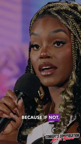 A post by @tonightsconversation on TikTok caption: Is sleeping with someone during a “break” disloyal? #relationships #dating @Ace Metaphor @Kittie Rose @Trill AC @Dr. Bryant 