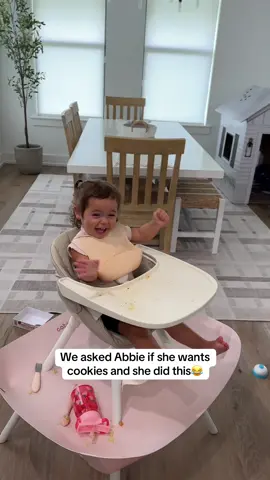A post by @thecarlinfamily on TikTok caption: Can you tell she really loves cookies?🤣🍪 #fyp #thecarlins #funny #cutebaby #babygirl #daughter #babiesoftiktok #viral #trending #4u 