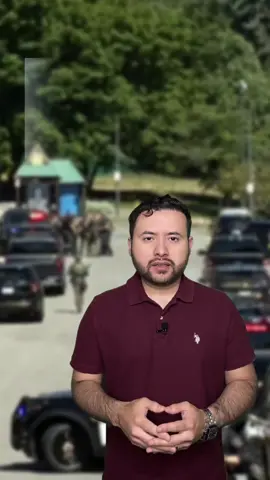 A post by @benjaminzamoratv on TikTok caption: 🚨Identifican a sujeto que emboscó y asesinó a 2 bomberos en Idaho. El presunto responsable Wess Roley murió en la escena.