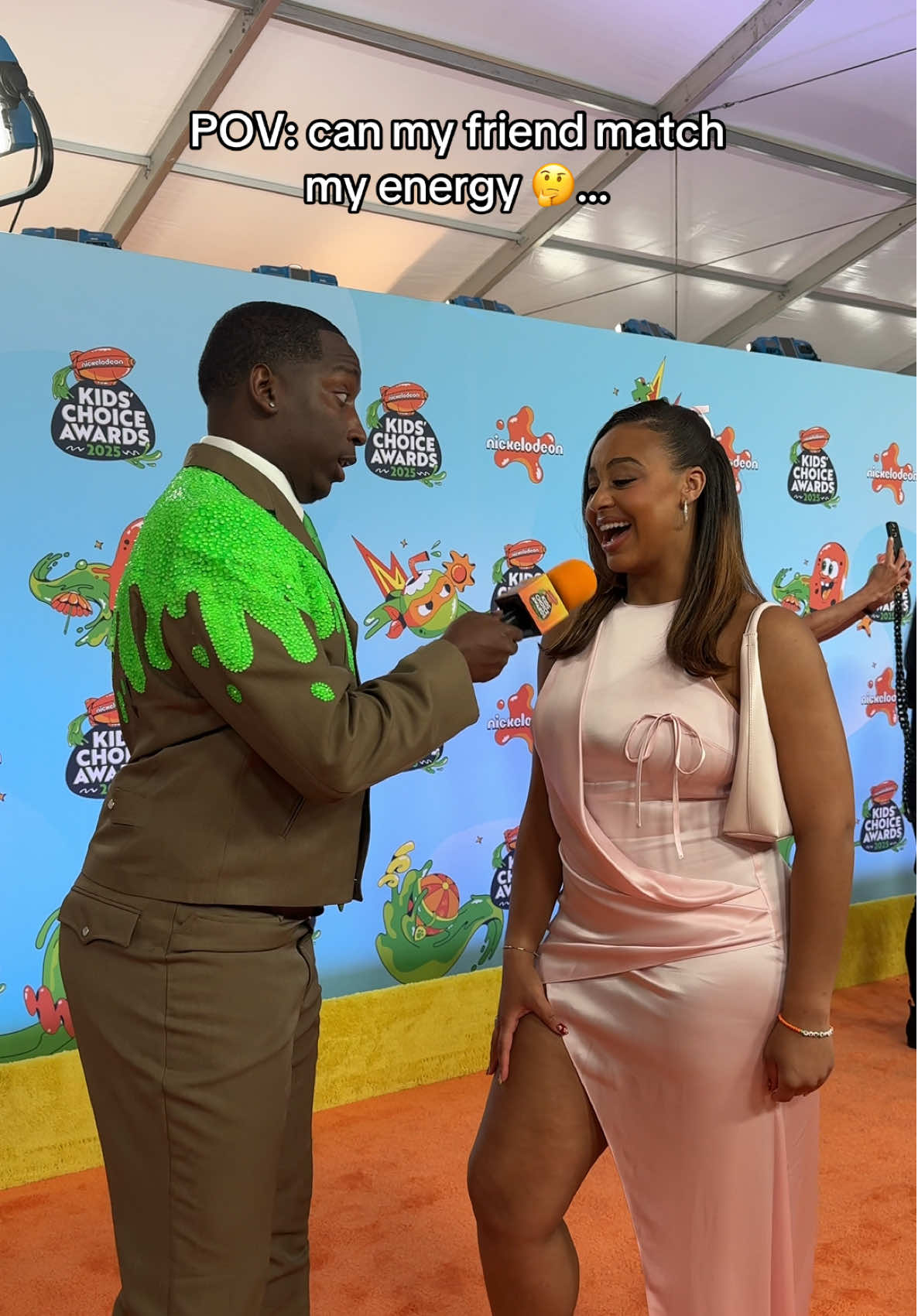 A post by @markellwashington1 on TikTok caption: @NiaSioux she sure enough did match my energy, my girl is at the top of the carpet pyramid period !!!