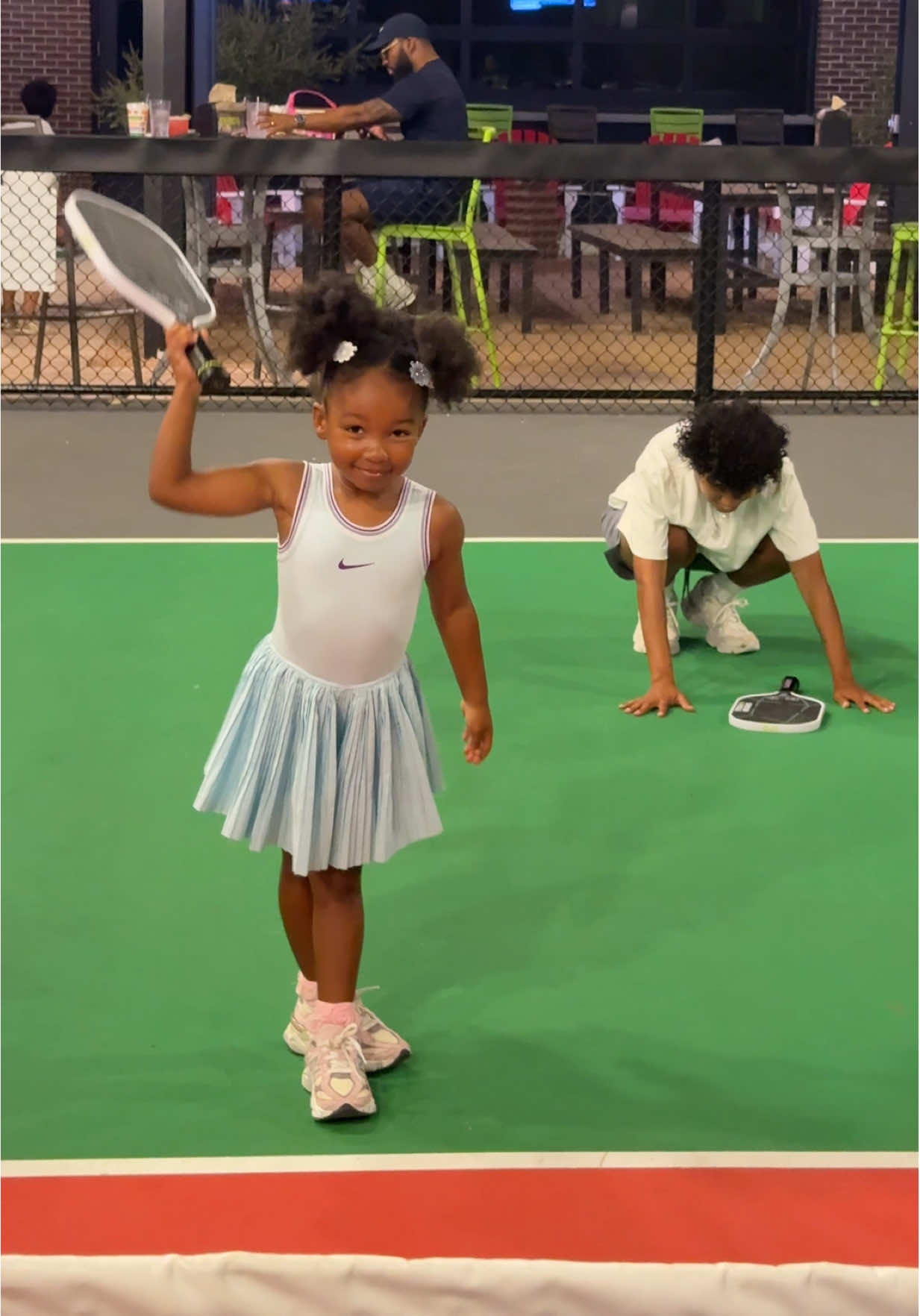 A post by @jaylabrenae5 on TikTok caption: Don’t mess with her pickleball! 😭😭😭