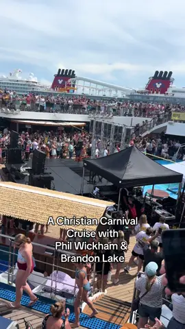 A post by @haueterfamily on TikTok caption: @carnival cruise lines just raised the bar SO high!@Phil Wickham @Brandon Lake 