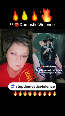 A post by @patti_xoxo_ on TikTok caption: #duet with @roughdog1019.2_dp 🐶🐶 #fyp This is the best! Stop Domestic Violence or at least catch the criminals! Justice will be served 🔥🔥🔥🔥#domesticabuseawareness #domesticviolence #stopdomesticviolence #awarness #love #roughdog♥️ Great Job my friend 🥰