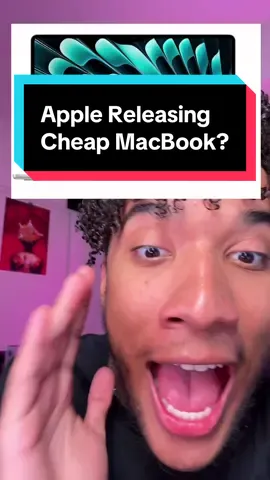 A post by @carterpcs on TikTok caption: Apple is releasing an affordable MacBook?? #carterpcs #tech #techtok #techfacts #apple #mac #macbook 
