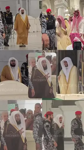 A post by @ on TikTok caption: imams of al@Masjid Ul Haraam #صلوا_على_رسول_الله 