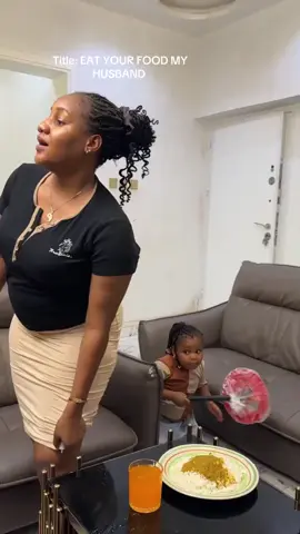 A post by @ifeanyi.oleka.fam on TikTok caption: Title: EAT YOUR FOOD MY HUSBAND 