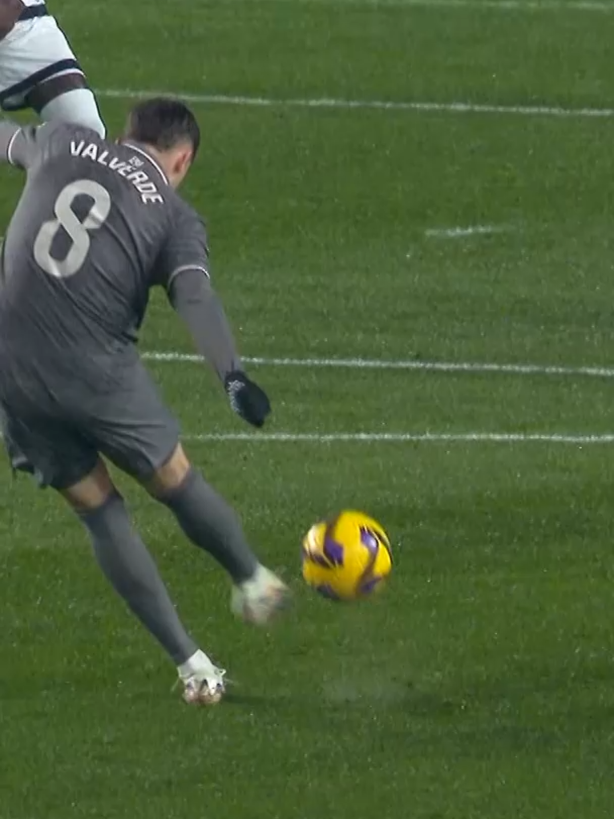 A post by @laliga on TikTok caption: 🦅🇺🇾8⃣ A 'HAWK' that flies HIGHER every season. 🤍 FEDE VALVERDE 🤍 #Valverde #LALIGAEASPORTS #LALIGAHighlights #DeportesEnTikTok