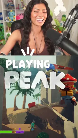 A post by @kayceeedilla on TikTok caption: “We don’t do that here…” 💀💀 Teamwork makes the dream work @NoobKing #peak #peakgame #peakgameplay #twitchstreamer #streamercouple #gamingcouple #coopgames #couplegames #kayceeedilla #noobkings 