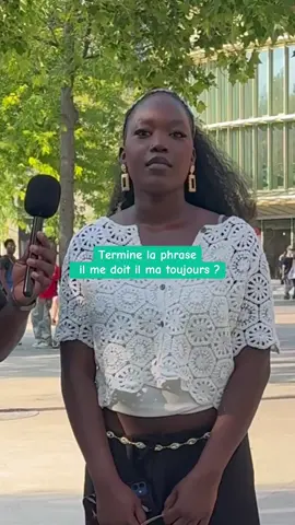 A post by @micro2rouen on TikTok caption: Termine la phrase  il me doit il ma toujours ?