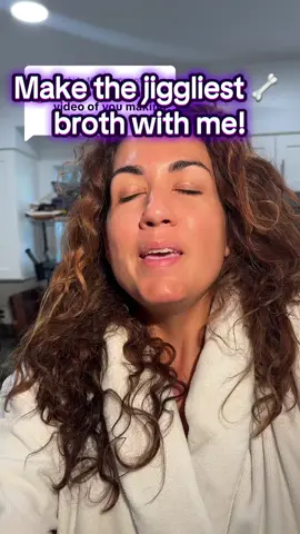 A post by @cristina_maria_curp on TikTok caption: Replying to @Mo here is how I make my sipping bone broth! It’s packed with gelatin, collagen, minerals and protein 🫡 #bonebroth #guthealthtiktok 