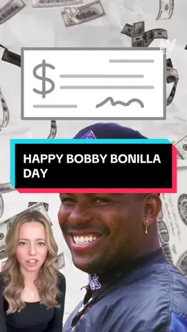 A post by @whistle on TikTok caption: Bobby Bonilla on his couch somewhere collecting another million 💵 @Elliot Georgiadis  #bobbybonilladay #mlb #baseball #mets #sports #money 