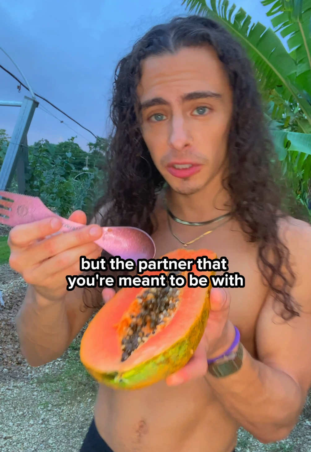A post by @cainkerner on TikTok caption: If they truly love you, they will fear hurting you more than losing you. #fruitforthought #relationshipadvice #motivationalquotes In Jesus name, amen. #papaya 
