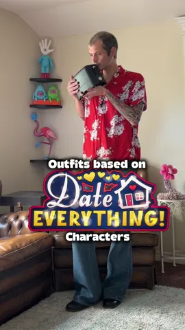 A post by @vicocasden on TikTok caption: I wonder how they came up with this game concept.  Date Everything! is out now on PC and console. #dateeverything #outfitinspo #outfits #outfitideas #videogames #styleinspo 