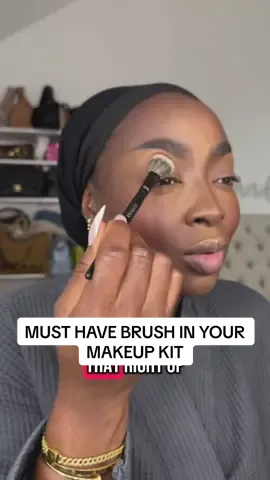 A post by @ on TikTok caption: Certain brushes work so effortlessly and this Sephora collection 98 brush does just that. #Sephora #Makeup #MelaninMakeup @sephora  Follow my LTK @mena_adubea on the @shop.LTK app to view this post and get my exclusive app-only content! #liketkit #LTKFindsUnder50 #LTKStyleTip #LTKBeauty @shop.ltk https://liketk.it/5ht6Q#LTKFind 