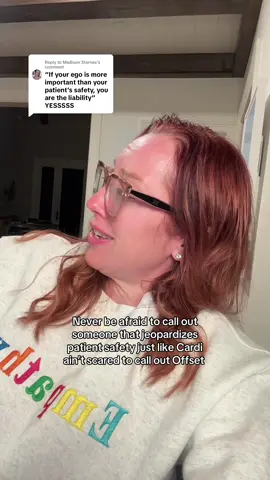 A post by @ladyspinedoc on TikTok caption: Replying to @Madison Starnes  🙌🏻period! Never be afraid to speak out for what’s right. Treating your team with respect will always win - for you, for them, and  for the patient. #healthcare #patientadvocate 