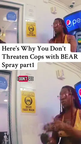 A post by @skycopcamtv on TikTok caption: #Here's Why You Don't Threaten Cops with BEAR Spray#cops #copsoftiktok #policeofficer #viralvideo 