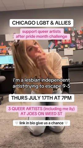 A post by @heyitsmaryalice on TikTok caption: chicago pride month was slay but what yall doing year round? #chicagopride #chicagotiktok #wlw #lesbian #sapphic @justJOY ✨❤️‍🔥 @Jo 