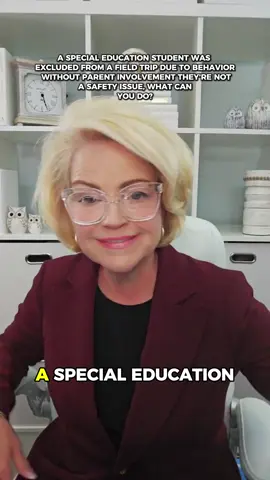 A post by @specialeducationboss on TikTok caption: Excluding a special ed student from a field trip—without parent input and no safety concern—is more than a poor choice, it’s a red flag. #SpecialEducationBoss #InclusionMatters #IEPRights #FieldTripEquity #KnowYourRights