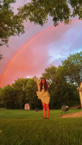 A post by @nobosart on TikTok caption: Earth really said “Happy Pride” 🌈🥹 #happypride #rainbow 