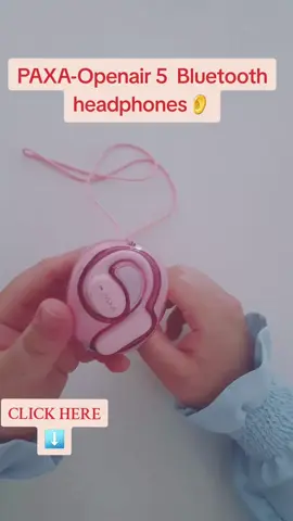 A post by @kathiemi1 on TikTok caption: PAXA -OPENAIR5 BLUETOOTH HEADPHONES ❕️❕️❕️‼️‼️👂 Ergonomic and breathable fit💯 #headphones #ergonomic #happy #nicecolour #fyp🇬🇭🇩🇪💯 