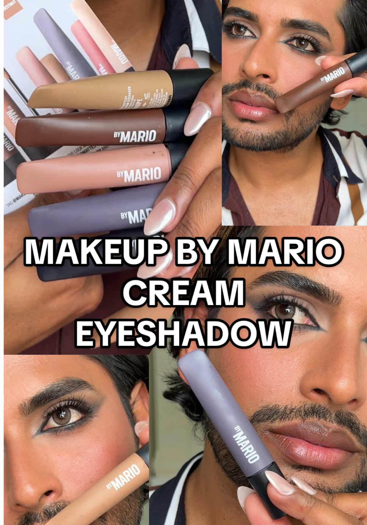 A post by @adityamadiraju on TikTok caption: $25 for one cream eyeshadow?! @makeupbymario Mastwr Matte Long-wear Cream Eyeshadow actually worth it?!  #makeupbymario #mastermattecreameyeshadow #makeupreview #creameyeshadow #newmakeuplaunches2025 #beautytok