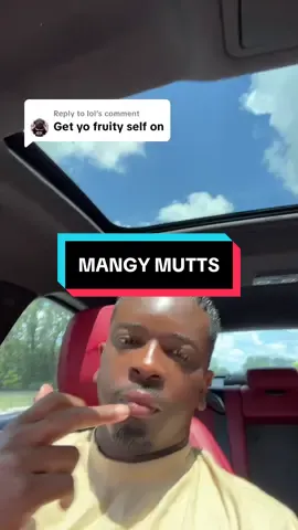 A post by @thechadthegr8backup on TikTok caption: Replying to @lol mangy mutt. #fyp #foryou #foryoupage #fypシ #men #women #relationships #BlackTikTok #blacktiktokcommunity #family #black #blacktok 